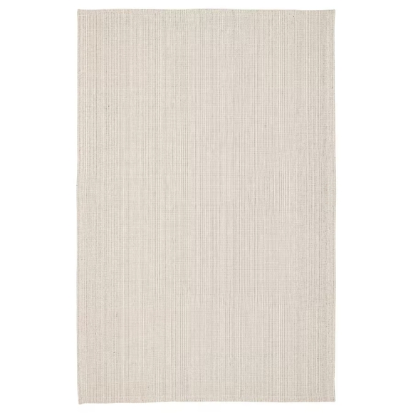IKEA  TIPHEDE Rug, flatwoven, natural/black, 3 ' 11 "x5 ' 11 " - Picture 1 of 7